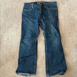 Men's Blue Levi ‘s Jeans 527 boot cut 34/30